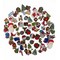 500-Piece Wholesale Lot – 3D Christmas & Holiday Novelty Craft Buttons and Flat Back Embellishments (Random Assortment)